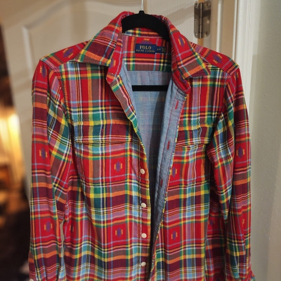 Small polo Ralph Lauren plaid buttondown - Picture 1 of 6